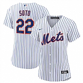 Women's New York Mets #22 Juan Soto White Cool Base Stitched MLB Jersey Dzhi,baseball caps,new era cap wholesale,wholesale hats